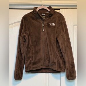 North face fuzzy jacket.